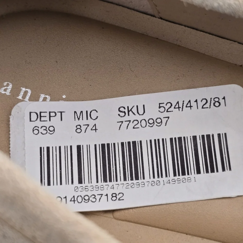 🤩Host Pick❤️NWT Gianni Bini Bristow Leather Rhinestone Loafers Women's Sz 8.5M - Picture 4 of 8